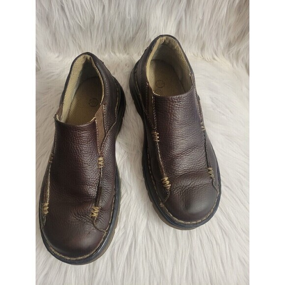 Dr Martens 11233 Size 8 Loafers Brown Leather Slip On‎ Casual Comfort Docs main image 4